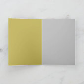 誕生日カード三角形 – 金ゴールドと黒のバルーン サンキューカード (内部)