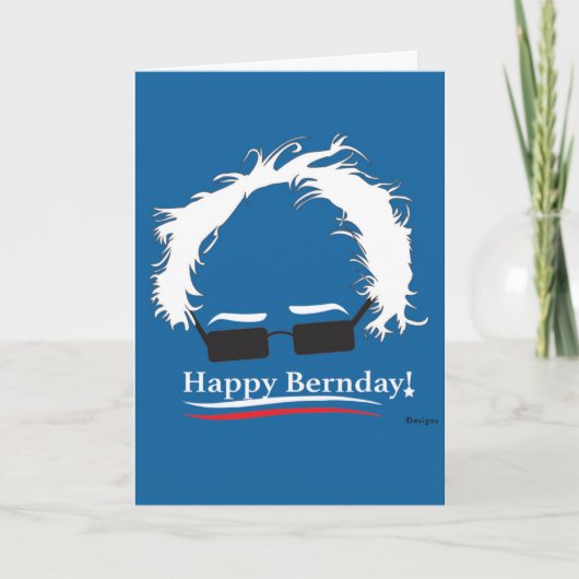 誕生日カード任意のBernie Sandersファン。 カード (正面)