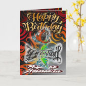 誕生日カード入れ機 カード (黄色い花)