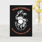 誕生日カード内の電源 カード (黄色い花)