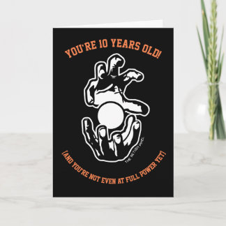 誕生日カード内の電源 カード