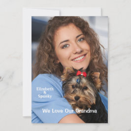 誕生日カード写真カスタムカード 案内状