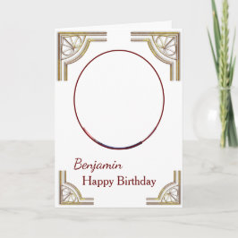 誕生日カード写真カスタム カード