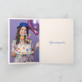 誕生日カード印刷可能 – オンラインの誕生日メッセージ カード (内部)