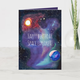 誕生日カード子供へラブザ宇宙 カード