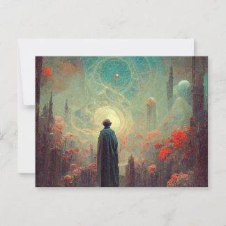誕生日カード幻想的な神秘的美しい ポストカード