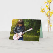 誕生日カード彼女の誕生日岩を願う! カード (黄色い花)