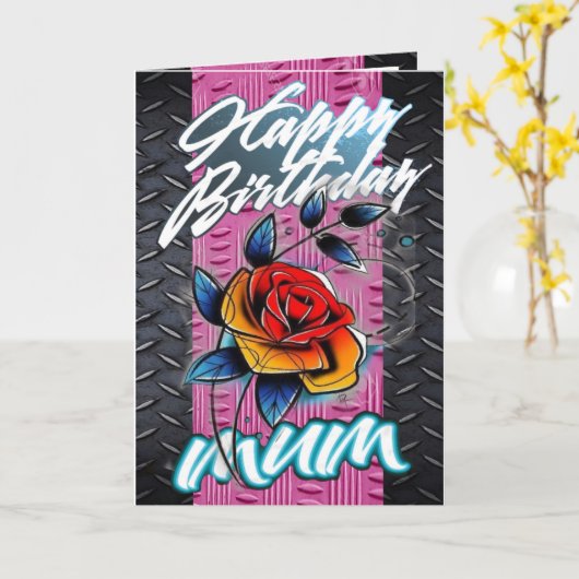 誕生日カード母 カード (黄色い花)