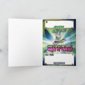 誕生日カード漫画DJ カード (内部)