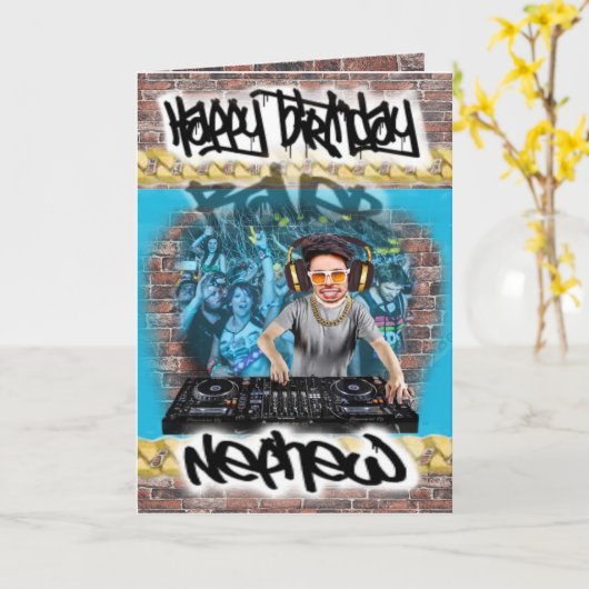 誕生日カード甥 カード (黄色い花)