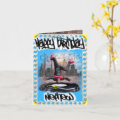 誕生日カード甥 カード (黄色い花)