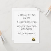 誕生日カード詩 カード