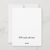 誕生日カード遅延誕生日カードおもしろカード シーズンカード (裏面)