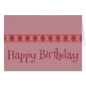 誕生日カード (正面横)