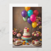 誕生日カード (正面/裏面)