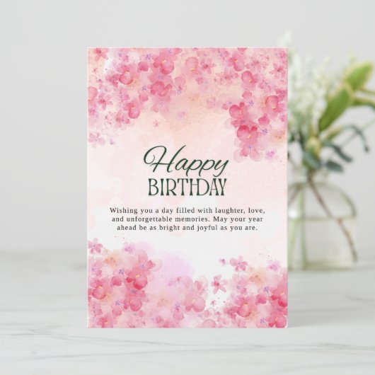 誕生日カード (スタンド正面)