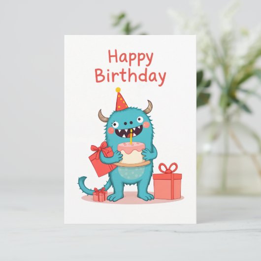 誕生日カード (スタンド正面)