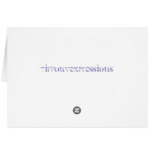 誕生日カード (裏面横)