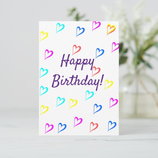 誕生日カード (スタンド正面)