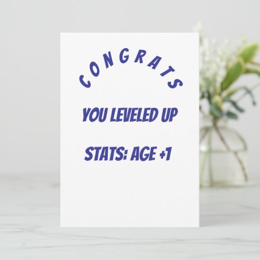 誕生日カード (スタンド正面)