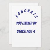 誕生日カード (正面/裏面)