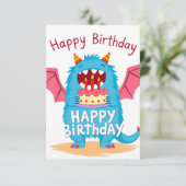 誕生日カード (スタンド正面)