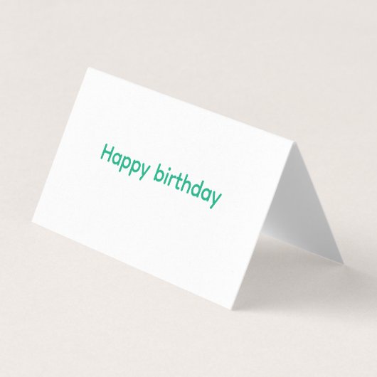 ''誕生日カード'' (正面)