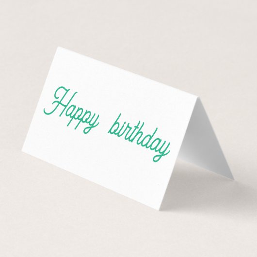 ''誕生日カード'' (裏面)