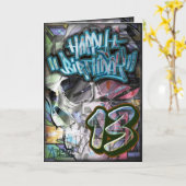 誕生日カード13 カード (黄色い花)