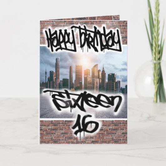 誕生日カード16 カード (正面)