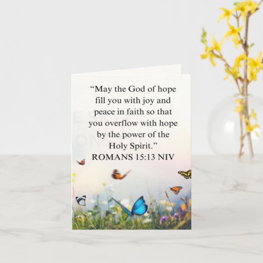 誕生日カード1 カード (黄色い花)