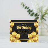 誕生日カード2025 ポストカード (スタンド正面)