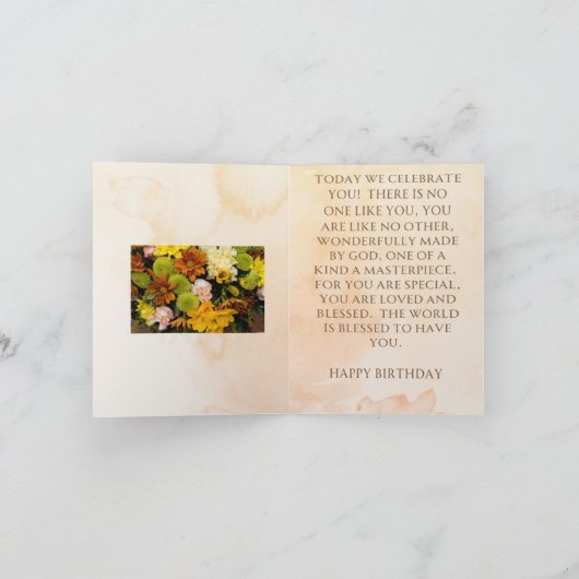 誕生日カード2 カード (内部)