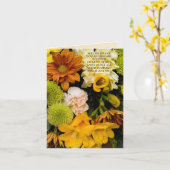 誕生日カード2 カード (黄色い花)