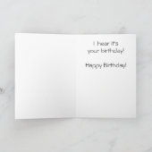 誕生日カード4クール人:"聞こえるよ!"b'day カード (内部)