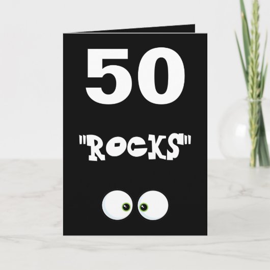 誕生日カード50 カード (正面)