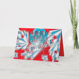 誕生日カード7月4日 カード