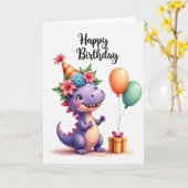 誕生日カード はなむけハット カード (黄色い花)