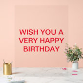 誕生日カード アクリルサイン (ウェディング)