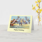 誕生日カード – アデレード（南オーストラリア） カード (黄色い花)