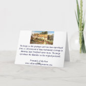 誕生日カード – アンヌハサウェイコテージ カード (裏面)