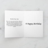 誕生日カード – イタリア，カプリ カード (内部)