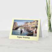 誕生日カード-イタリア,ヴェネツィア カード (正面)