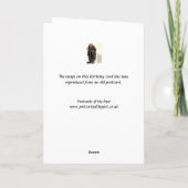 誕生日カード – 「オリバーツイスト」からのFagin カード (裏面)