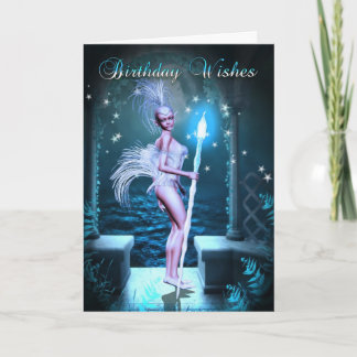 誕生日カード – カワイトファンタジーの小妖精や小人 カード