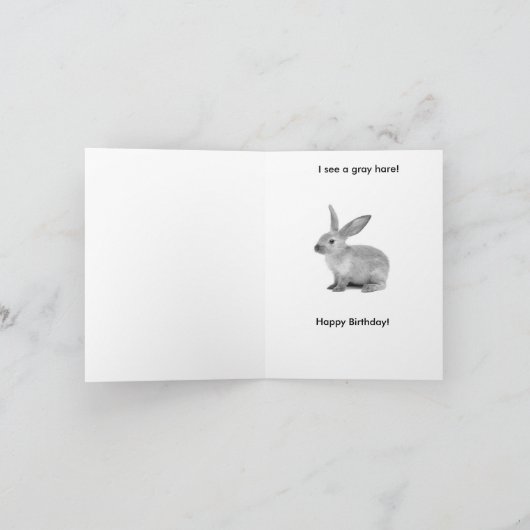 誕生日カード カード (内部)