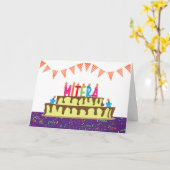 誕生日カード カード (黄色い花)