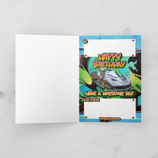 誕生日カード カード (内部)