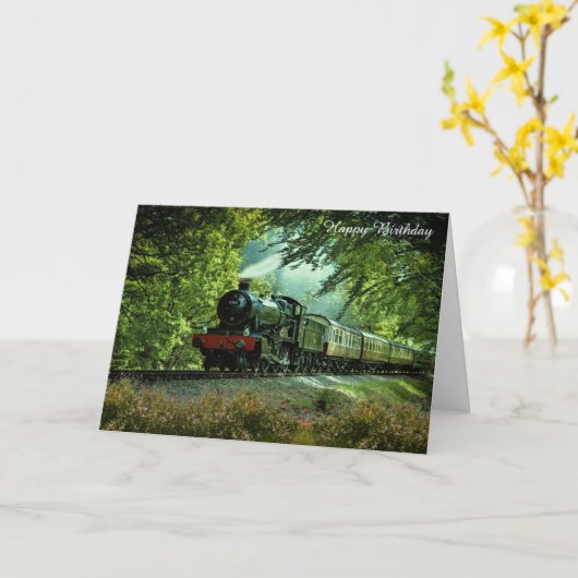 誕生日カード カード (黄色い花)