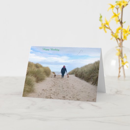 誕生日カード カード (黄色い花)